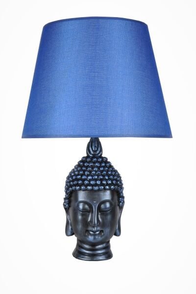 qdec Modern Dizayn Büyük Buda Abajur Cobalt Mavi