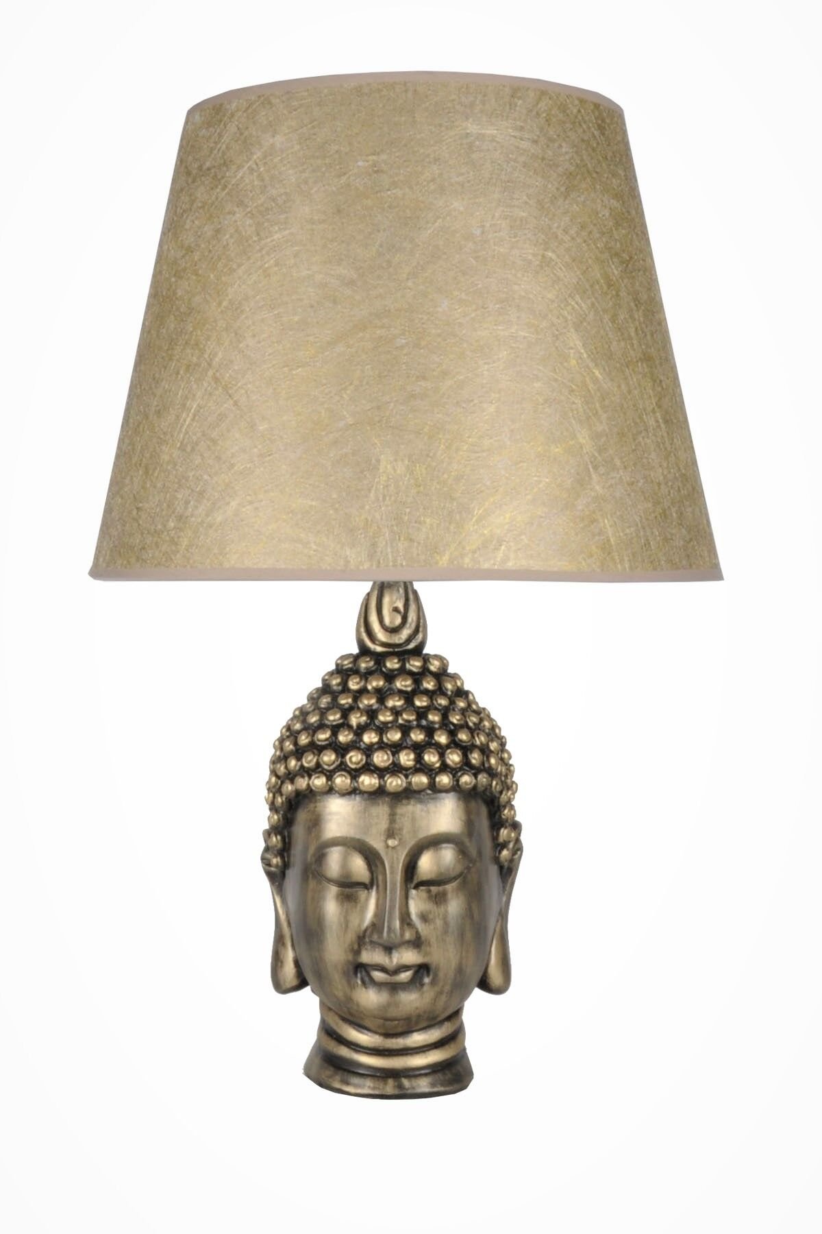 qdec Modern Dizayn Büyük Buda Abajur Gold Gold