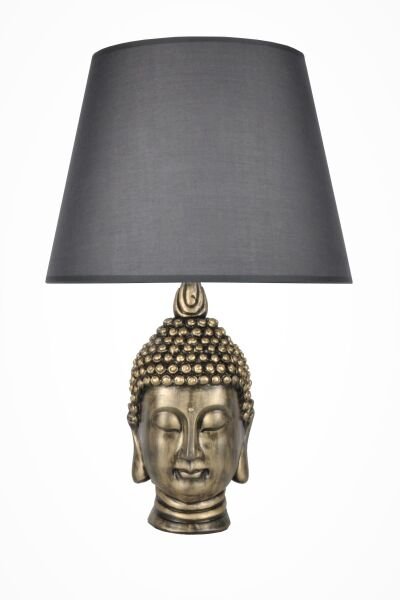 qdec Modern Dizayn Büyük Buda Abajur Gold Gri