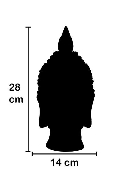 qdec Modern Dizayn Büyük Buda Biblo Yeşil