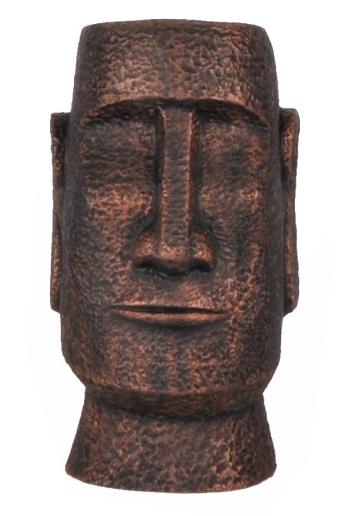 qdec Modern Dizayn Moai Biblo Bakır