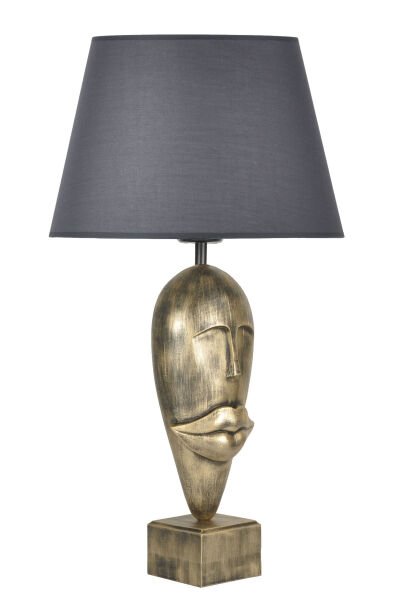 qdec Modern Dizayn Afrika Abajur Gold Gri