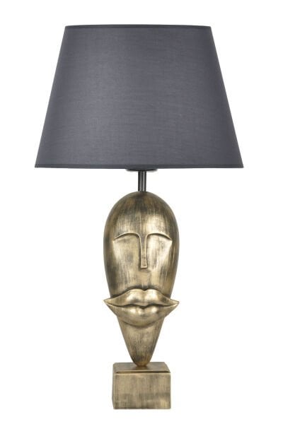 qdec Modern Dizayn Afrika Abajur Gold Gri