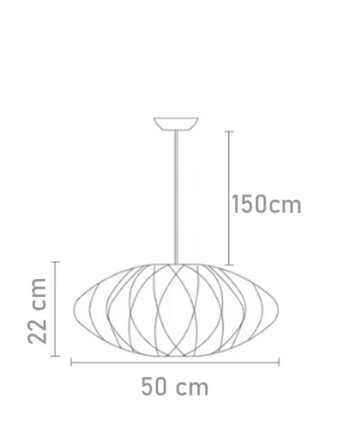 qdec Bumble Avize Çapraz 50 cm