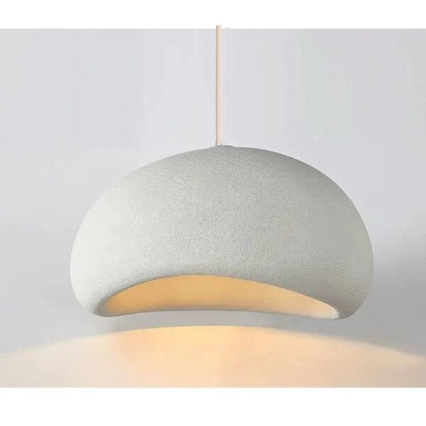 qdec İskandinav Beton Avize 40 cm Beyaz