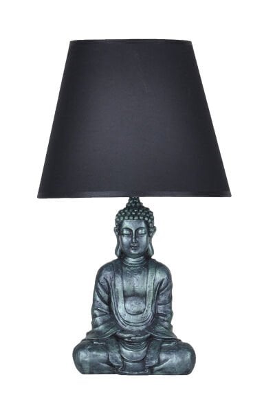 qdec Modern Dizayn Buda Abajur Yeşil-Siyah