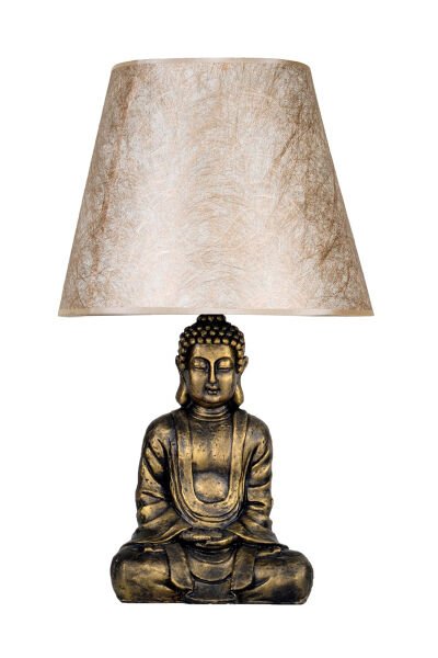 qdec Modern Dizayn Buda Abajur Gold-Gold