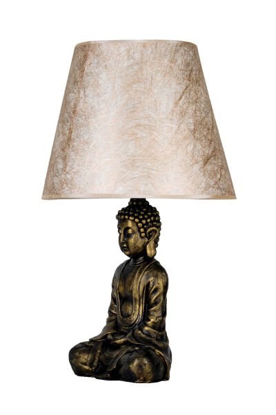 qdec Modern Dizayn Buda Abajur Gold-Gold