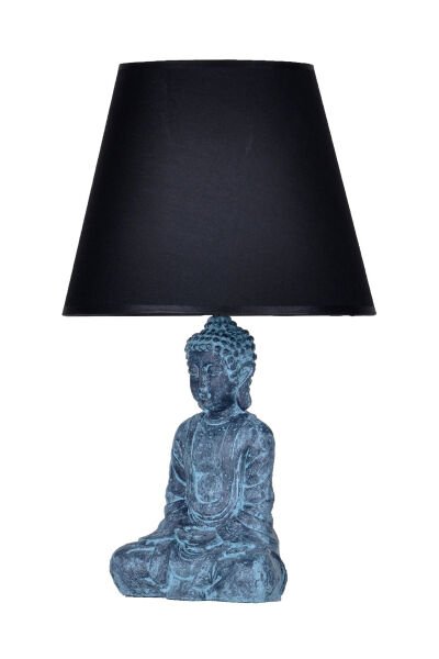 qdec Modern Dizayn Buda Abajur Antrasit-Siyah