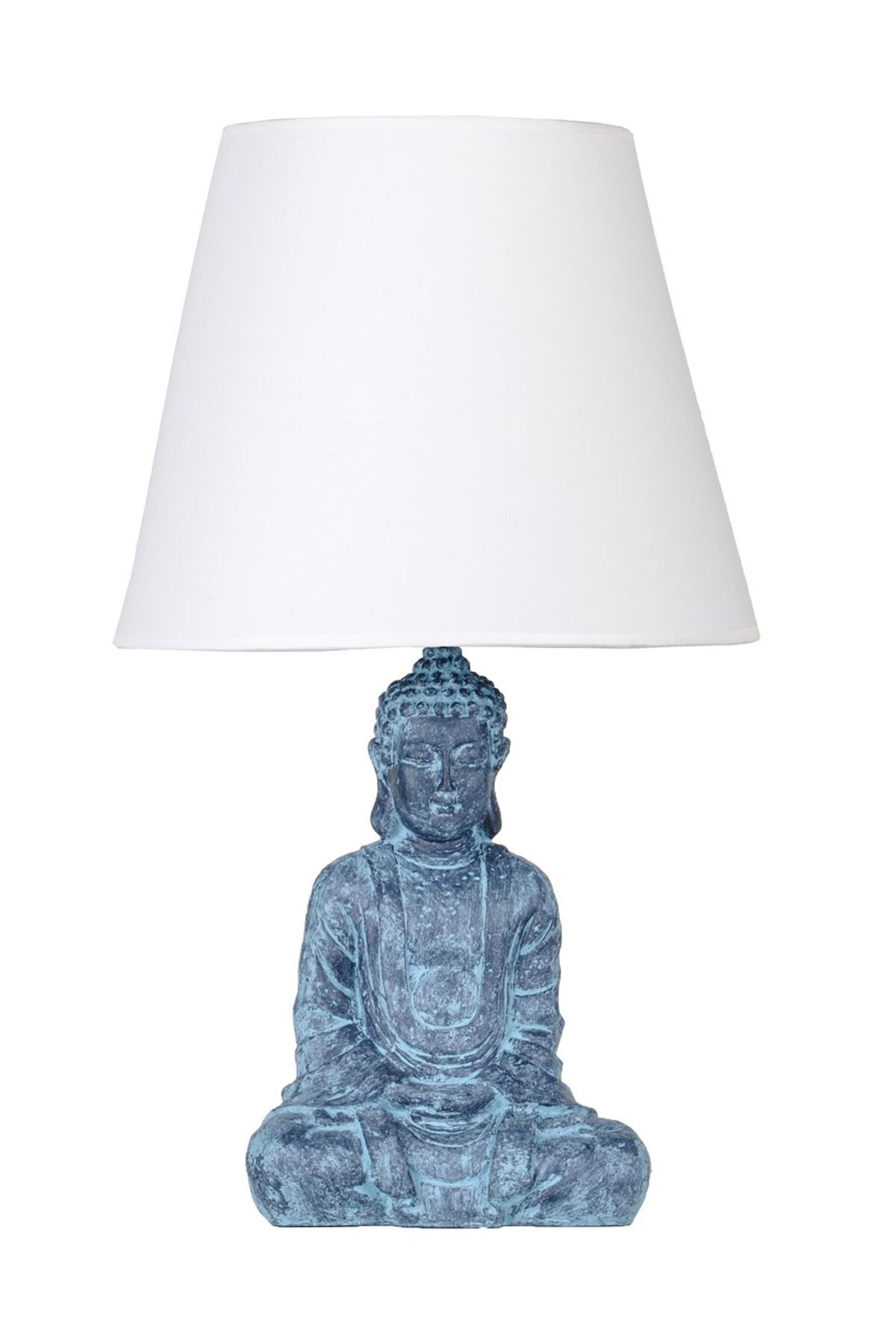 qdec Modern Dizayn Buda Abajur Antrasit-Beyaz