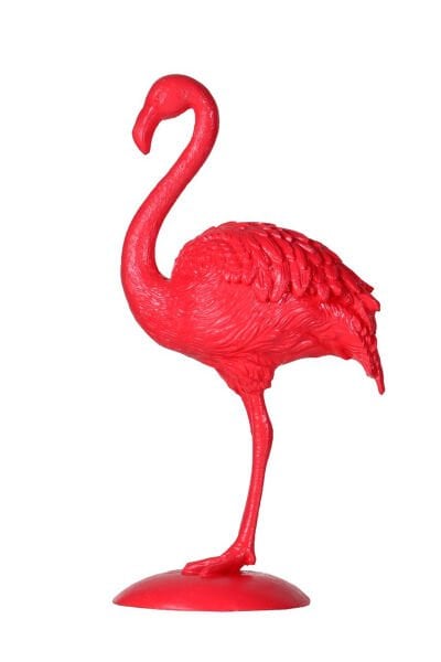 qdec Modern Dizayn Flamingo Biblo Fuşya